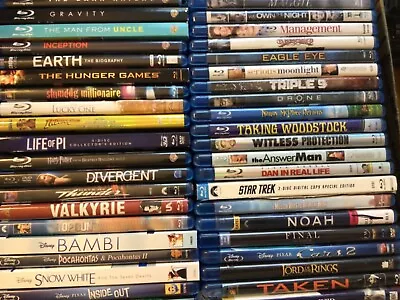 BLU-RAY / DVD Lot Pick From 300 Of Action Comedy Horror Drama Westerns👀👀👀 • $1.99