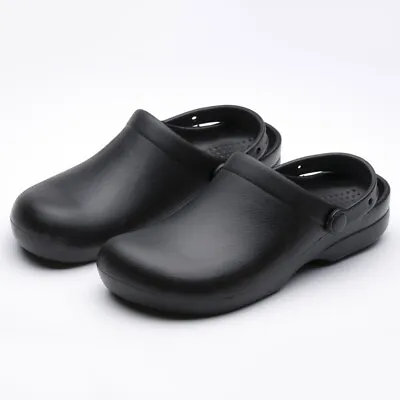 Unisex Chef Shoes Sandals Slip Resistant Cook Clogs For Kitchen Safety • £24.26