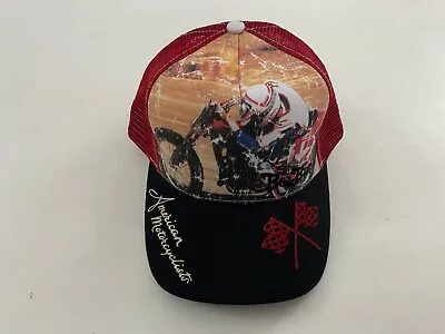 New Vintage Boz Bros Cycle Center Adjustable Trucker Hat One Size Multicolor • $24.99