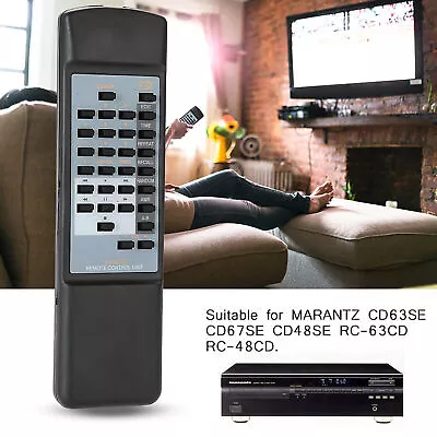 Replacement CD TV Audio System Remote Control For MARANTZ CD63SE CD67SE CD48SE • $18.42