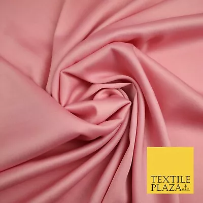 30 COLOURS- Silky Smooth Stretch Twinkle Sparkle Satin Dress Fabric Drape Lining • £7.99