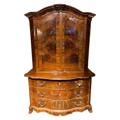 $8933.10 • Buy Q'Original Antique Baroque Attachment Wardrobe Um 1780 Walnut Veneered