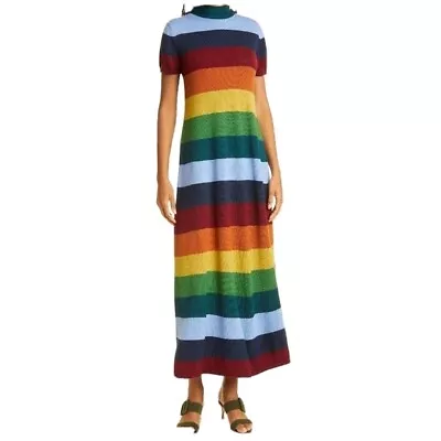 $99 • Buy Staud Rainbow Maxi Dress