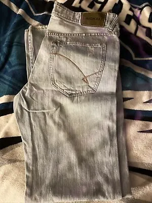 Union Bay Denim Jeans Men's 32W 32L Distressed Straight Casual Classiccore Blue • $9.99