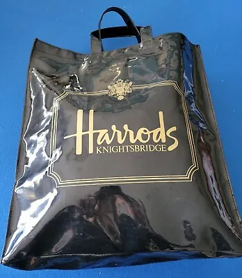 Harrods Knightsbridge Shopping Bag Made Of Cotton & PVC • $35