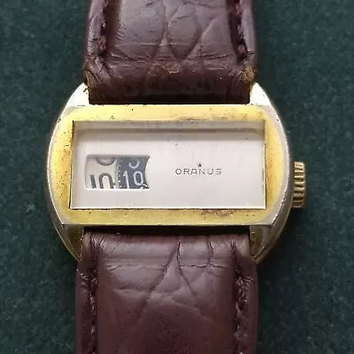 Elegant Oranus Swiss Date Incabloc Watch ~ 17 Jewels • $92.25