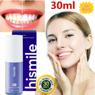 Purple Hismile V34 Whitening Toothpaste Colour Corrector Teeth Stain Remova • $16.99