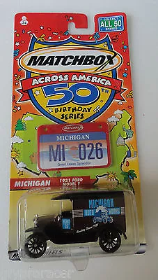 2001 Matchbox Across America 1921 Ford Model T Michigan Auto Works • $8.99