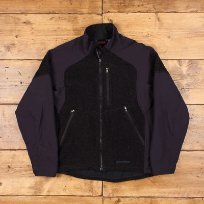£34.99 • Buy Marmot Fleece Jacket M Gorpcore Full Zip Black Outdoor Hiking