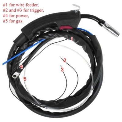 £20 • Buy Replacement For 14AK Gas-Electric Mig Torch Welder Complete Welding Gun Parts