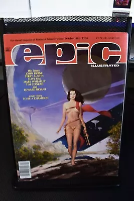 Epic Illustrated October 1985 Marvel Fantasy & Science-Fiction Magazine Galactus • $2.25