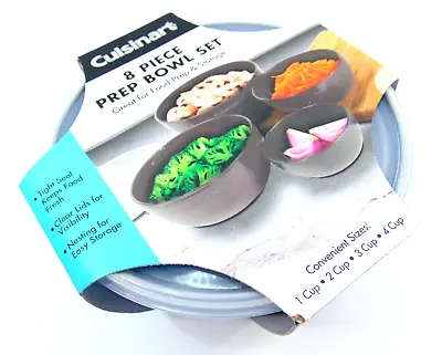 Cuisinart Prep Bowls With Lids Cooking Food Storage Containers Assorted Sizes • $14.95