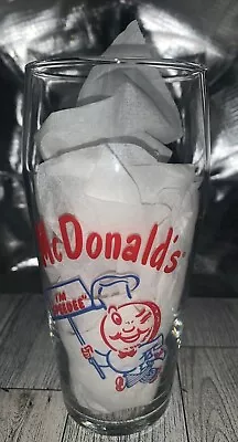 🍔 I'm  SPEEDEE  1995 McDonald's Restaurant Glass Tumbler / Cup Vintage 🍔 • $15.99