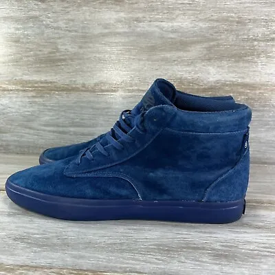 RADII Men's Blue Suede High Top Sneakers Size 11.5 • $44.99