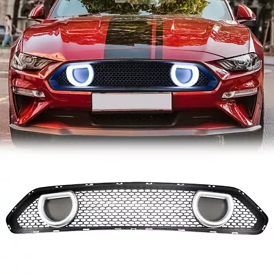 Front MACH 1 Upper Grille W/DRL & Turn Signal Lights For 18-23 Ford Mustang • $161.99