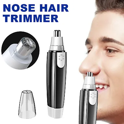 Electric Nose Hair Trimmer Face Eyebrow Mustache Beard Shaver Clipper Unisex • $6.99