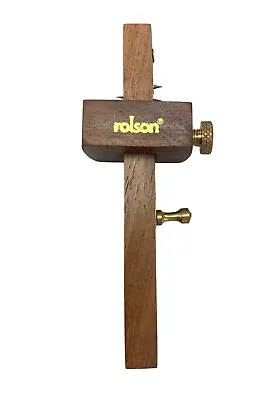 Mini Mortice Gauge Woodwork Carpentry Marking Brass Spurs 130mm • £6.49