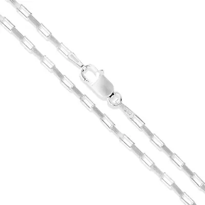 Sterling Silver Long Box Chain 1.7mm Genuine Solid 925 Italy New Necklace • $10.99