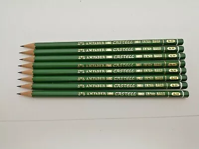 A.W. Faber Castell 9000 4H Lead Pencils 8 Sharpened Vintage Pencils  • $14.99