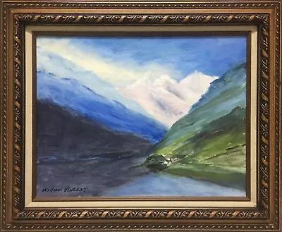 Landscape 46 By William Vincent Kirkpatrick Original Oil On Canvas Framed • $695