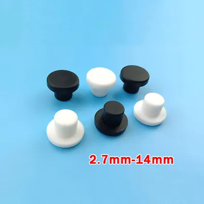 £1.62 • Buy Solid Silicone Rubber Hole Plugs Blanking End Caps Seal Bung 2.7mm-14mm Stopper