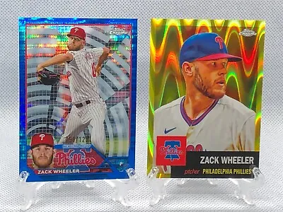 Zack Wheeler 2023 Topps Chrome/2022 Topps Chrome Platinum (2) Card Lot**color** • $9.88