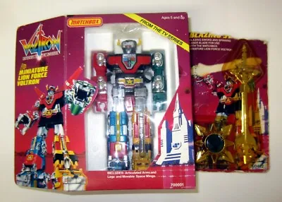 MISB Matchbox VOLTRON III 3 Miniature Lion Force Diecast 700001 1984 1985 Sword • $549.99