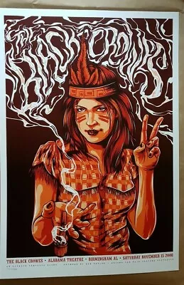 The Black Crowes Birmingham Alabama 2008 Concert Poster Art Ken Taylor  • $35