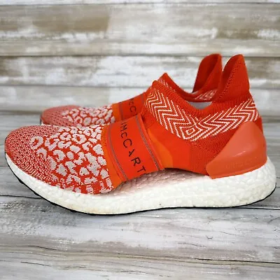 Adidas UltraBoost X Stella McCartney 3D Sneakers Women 7 Orange D97848 Running  • $52.95