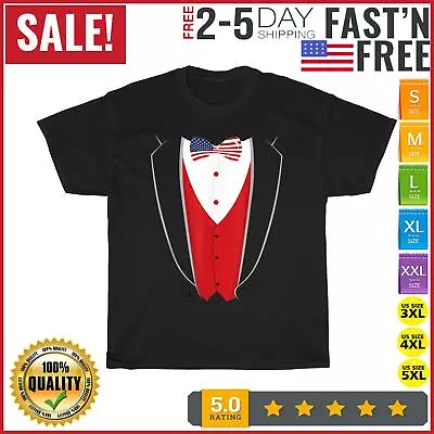 Tuxedo Suit Vintage T Shirt Men Fashion 2023 Women T Shirt Short Sleeve Cotton • $10.99