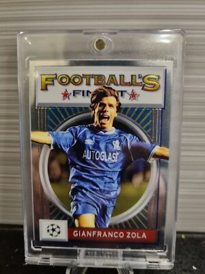 £10 • Buy GIANFRANCO ZOLA Topps Footballs Finest 2022 Football Card CHELSEA #144