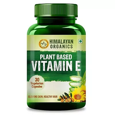 Himalayan Organics Plant Based Vitamin E (Aloevera Oil Argan Oil) 30 Capsule • $27.49