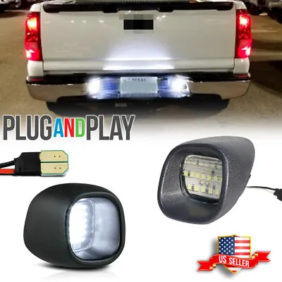 $12.99 • Buy LED License Plate Light Rear Lamps Set For Blazer S10 Pickup Jimmy S-15 Sonoma