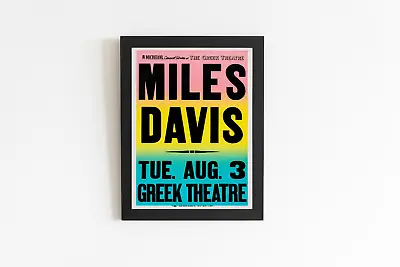 Miles Davis Vintage Concert Poster • $19