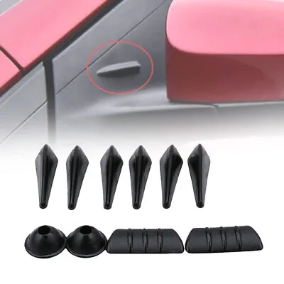 Car Exterior Accessories Spoiler Sticker Anti-collision Protector Strips Black • $15.39