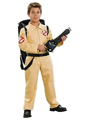 Kids Ghostbusters Jumpsuit Backpack Children Halloween Costume Fancy Dress • $26.39