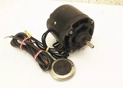 Vtg GE Electric Motor 1/20 Hp 3/8  Shaft 1725rpm 115v USA W/ Speed Control Pedal • $42.99