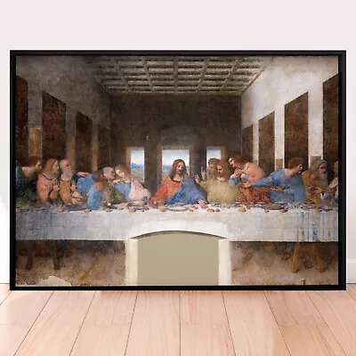 Leonardo Da Vinci's The Last Supper Print Poster • £8.95