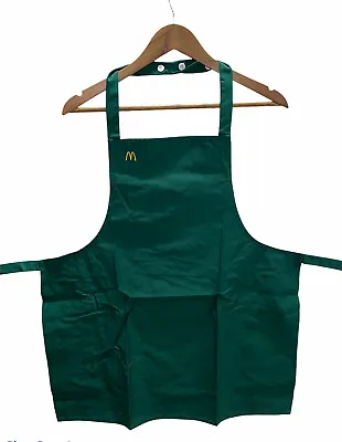 Vintage 80s 1986 Mcdonalds Fast Food Employee Apron Uniform Green New Costume • $19.99