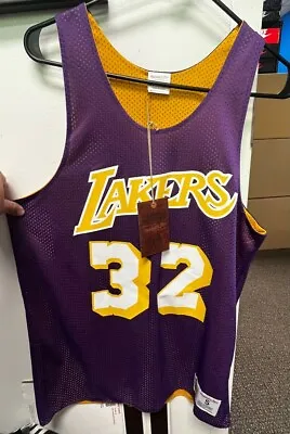 Mitchell & Ness Reversible Tank Top Jersey L.A. Lakers Magic Johnson NWT SZ S • $18