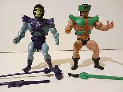 Masters Of The Universe Skeletor & Tri-Clops 1982 • $75