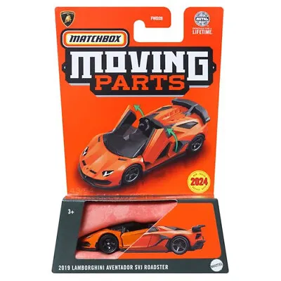 ON HAND! Matchbox Moving Parts 2024 Mix 3 RED 2019 LAMBORGHNI AVENTADOR SVJ $AVE • $5.99