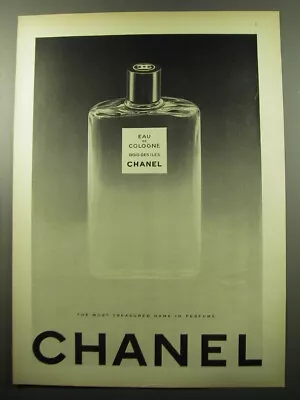 1950 Chanel Bois Des Iles Eau De Cologne Ad - The Most Treasured Name • £19.29