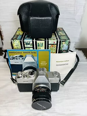 Mamiya / Sekor 500DTL 35mm Film Camera With Mamiya/Sekor 50mm 1:2 Lens • $12