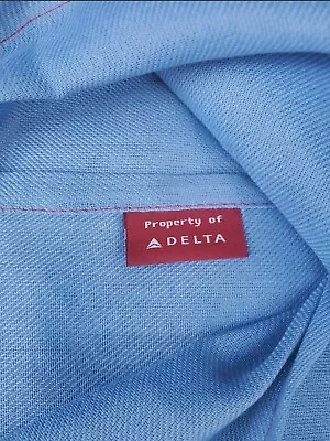$8.99 • Buy Brand NEW Delta Airlines Logo Lap Blue First Class Blanket, Free Shipping 🛩✈