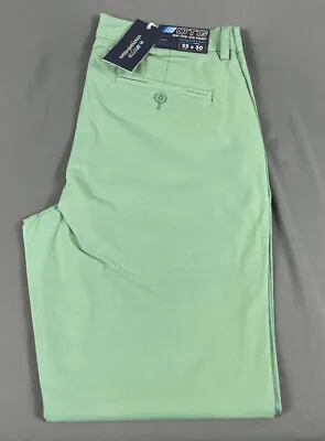 Vineyard Vines Golf Pants Performance On The Go 33 X 30 Starboard Green $128 • $67.73