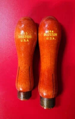 $19.99 • Buy 2X Vintage Disston #3 & #4 Stronghold File Handle No. 3 & No. 4 - NEW - Lot Of 2