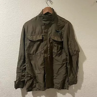 Vtg 70s US Military Army Dsa 100-71-C-1435 Scovill Gripper Zipper Flight Shirt • $145