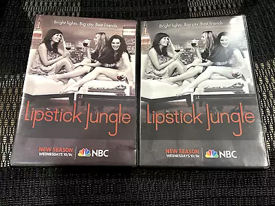 LIPSTICK JUNGLE Two *rough Cut* NBC TV DVDs Brooke Shields Mary Tyler Moore 2008 • $20