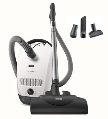 Miele Classic C1 Cat & Dog PowerLine Canister Vacuum Cleaner Lotus White SBAN0 • $631.20
